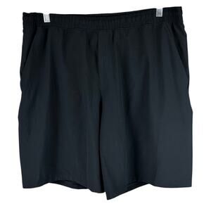 Lululemon Pace Breaker Short 9" Lined Black Men's Size XXL Excellent Condition